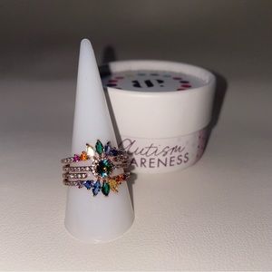 Bomb Party Autism Awareness Rings